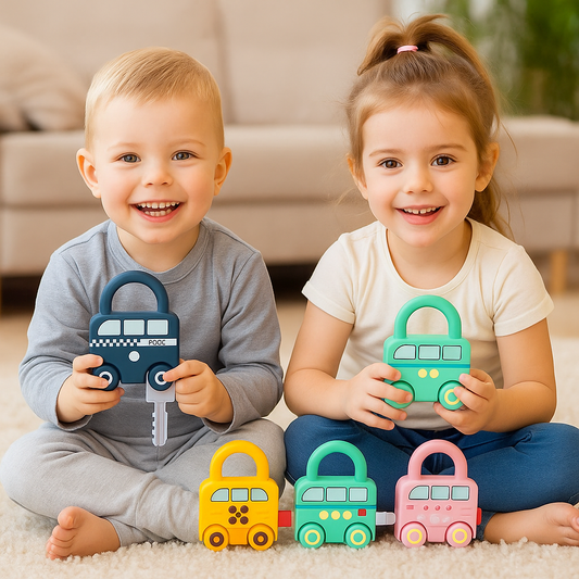 Klucze i Zamki Montessori | Rozwój Motoryczny 0,5 kg | Zabawki Edukacyjne dla 3 Latka 0