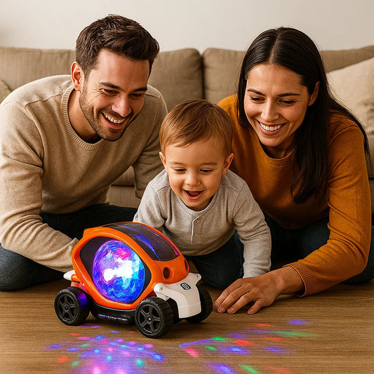 Świecący samochód kaskaderski 360° | Muzyka i akrobacje 0,5 kg 0