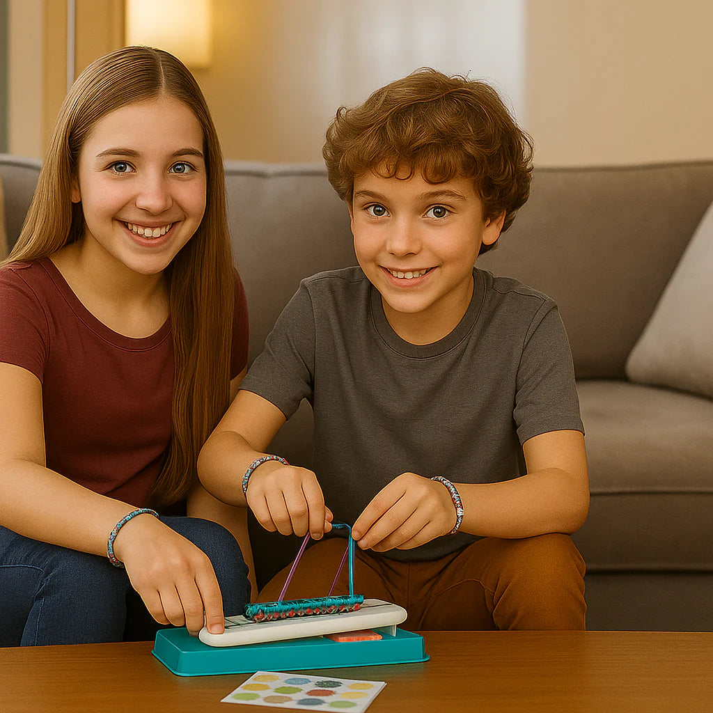 Zestaw DIY do plecenia bransoletek | Rozwija kreatywność 0,5 kg 0